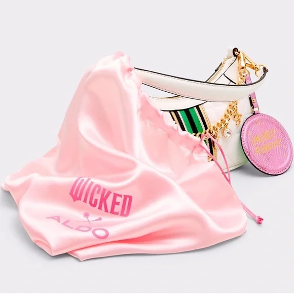 Aldo WICKED Stylish White with charms and Guitar Strap Women's Bag SOLD OUT! - Picture 7 of 15